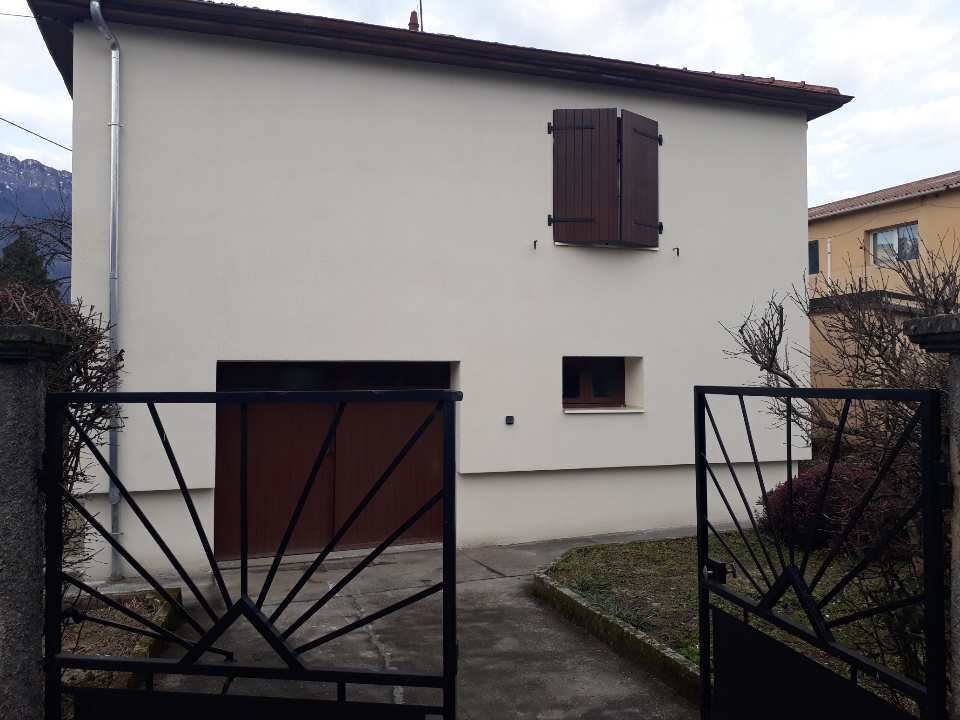 Façade du garage après isolation extérieure